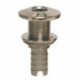 GROCO Stainless Steel Hose Barb Thru-Hull Fitting - 1"