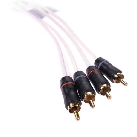 FUSION Performance RCA Cable - 4 Channel - 6'