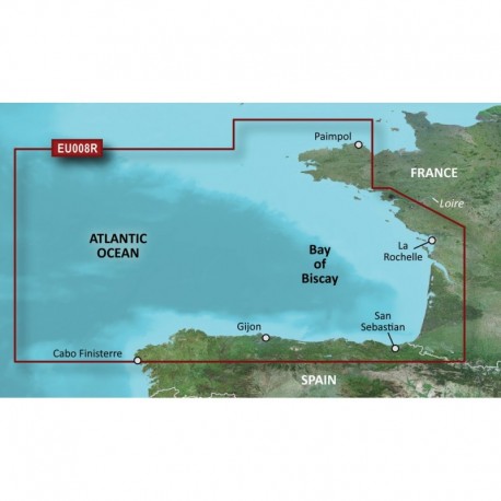 Garmin BlueChart g3 Vision HD - VEU008R - Bay of Biscay - microSD /SD