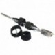 C. Sherman Johnson Wrap Pins Hook & Loop Pin Locking Devices f/Open Body Turnbuckles 1/4" - 2-Pack
