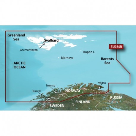 Garmin BlueChart g3 Vision HD - VEU054R - Vestfjd-Svalbard-Varanger - microSD /SD