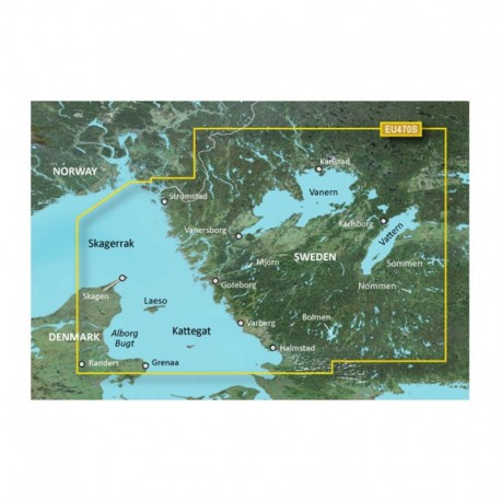 Garmin BlueChart g3 Vision HD - VEU470S - Stromstad to Halmstad - microSD /SD