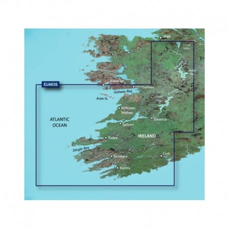 Garmin BlueChart g3 Vision HD - VEU483S - Galway Bay to Cork - microSD /SD