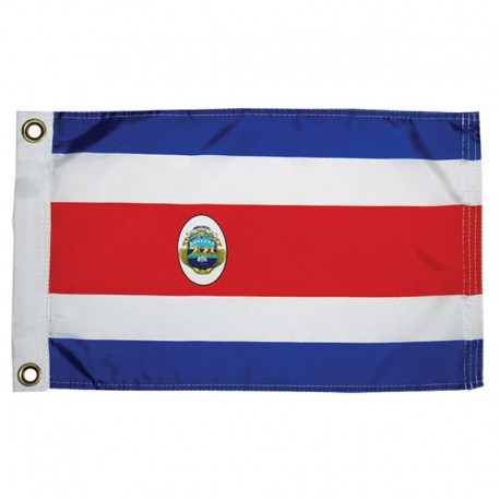 Taylor Made Costa Rican Nylon Flag 12" x 18"