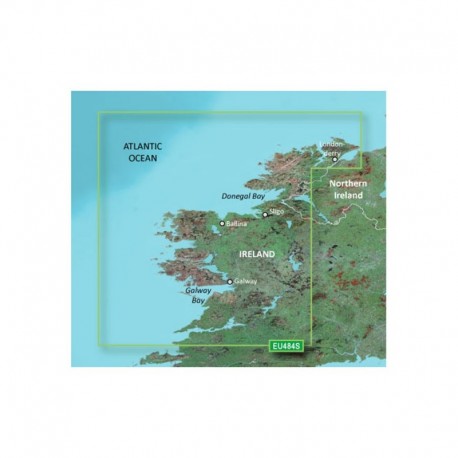 Garmin BlueChart g3 Vision HD - VEU484S - Ireland North-West - microSD /SD