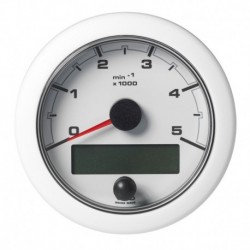 Veratron 3-3/8" (85mm) OceanLink NMEA 2000 Tachometer - 5000 RPM - White Dial & Bezel