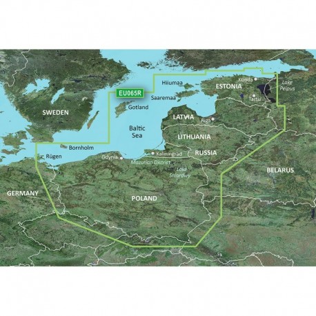 Garmin BlueChart g3 Vision HD - VEU065R - Baltic Sea, East Coast - microSD /SD