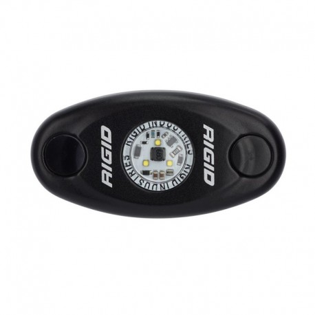 RIGID Industries A-Series Black High Power LED Light Single - Blue