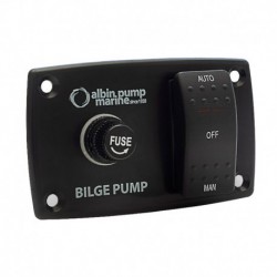 Albin Pump 3-Way Bilge Panel - 12/24V