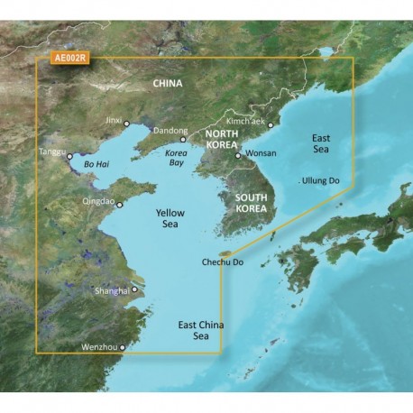 Garmin BlueChart g3 Vision HD - VAE002R - Yellow Sea - microSD /SD