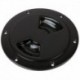 Sea-Dog Smooth Quarter Turn Deck Plate - Black - 5"