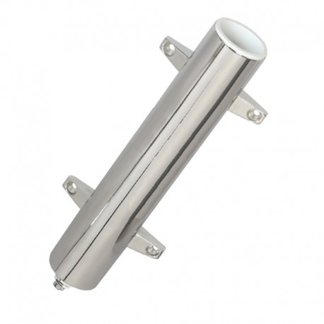 Lee's Stainless Steel Heavy Duty Bulkhead Mount w/ Swivel Base - Extra Long 2.25" OD X 14.5" Tube