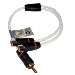 FUSION RCA Cable Splitter - 1 Male to 2 Female - 1'
