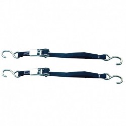 Rod Saver Stainless Steel Ratchet Tie-Down - 1" x 3' - Pair