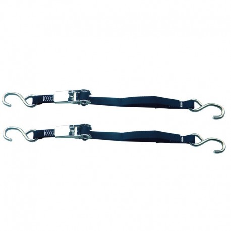 Rod Saver Stainless Steel Ratchet Tie-Down - 1" x 6' - Pair