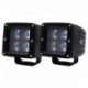 HEISE 3" 4 LED Cube Light - 2-Pack