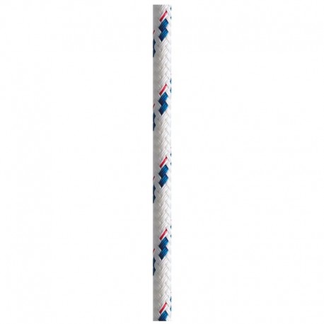 New England Ropes 5/16" x 600' Sta-Set Polyester Cover with Polyester Braided Core - Blue Fleck