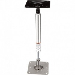 Attwood SWIVL-EZE Lock' N-Pin 3/4" Pedestal Kit 13" Post 7" x 7" Stainless Steel Base Plate Threaded