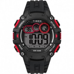 Timex Men' s Big Digit DGTL 48mm Watch - Red/Black