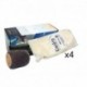 KiwiGrip 4 - 1 Liter Pouches - Cream w/4" Roller