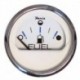 Faria Chesapeake White SS 2" Fuel Level Gauge - Metric (E-1/2-F)