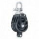 Harken 60mm Triple Aluminum Element Block w/Swivel & Becket