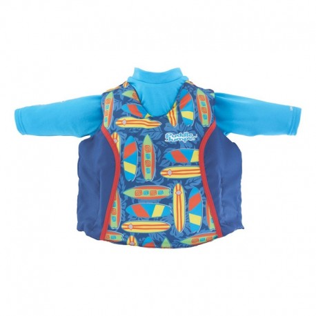 Puddle Jumper Kids 2-in-1 Life Jacket & Rash Guard - Surfboards - 33-55lbs