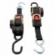 Camco Retractable Tie Down Straps - 1" Width 6' Dual Hooks