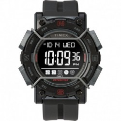 Timex Expedition Digital Face 47mm - Black Screen w/Black Resin Strap