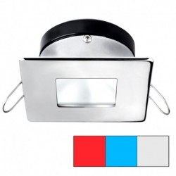 i2Systems Apeiron A1120 Spring Mount Light - Square/Square - Red, Cool White & Blue - Polished Chrome