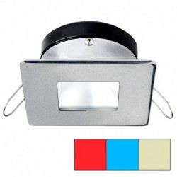 i2Systems Apeiron A1120 Spring Mount Light - Square/Square - Red, Warm White & Blue - Brushed Nickel