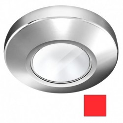 i2Systems Profile P1100 1.5W Surface Mount Light - Red - Chrome Finish