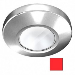 i2Systems Profile P1100 1.5W Surface Mount Light - Red - Brushed Nickel Finish
