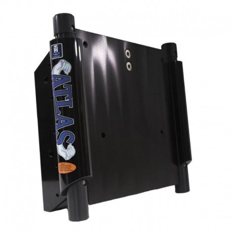 T-H Marine ATLAS 12" Set Back Hydraulic Jack Plate - Gloss Black Anodized