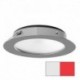 i2Systems Apeiron Pro XL A526 - 6W Spring Mount Light - Cool White/Red - Brushed Nickel Finish