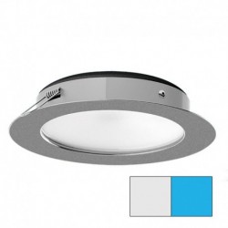 i2Systems Apeiron Pro XL A526 - 6W Spring Mount Light - Cool White/Blue - Brushed Nickel Finish