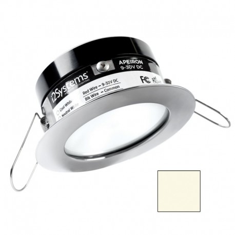 i2Systems Apeiron A503 3W Spring Mount Light - Neutral White - Polished Chrome Finish