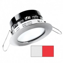 i2Systems Apeiron A503 3W Spring Mount Light - Cool White & Red - Polished Chrome Finish