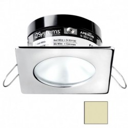 i2Systems Apeiron A503 3W Spring Mount Light - Square/Round - Warm White - Polished Chrome Finish