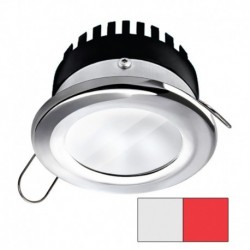 i2Systems Apeiron A506 6W Spring Mount Light - Round - Cool White & Red - Polished Chrome Finish