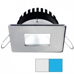 i2Systems Apeiron PRO A506 - 6W Spring Mount Light - Square/Square - Cool White & Blue - Brushed Nickel Finish