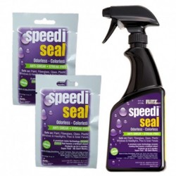 Flitz Speedi Seal 16oz Spray Bottle w/2-8" x 8" Towelette Packet
