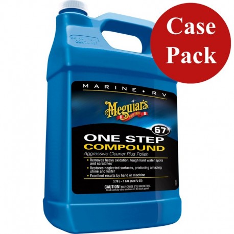 Meguiar' s Marine One-Step Compound - 1 Gallon *Case of 4*