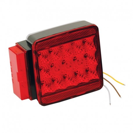 Wesbar LED Left/Roadside Submersible Taillight - Over 80" - Stop/Turn