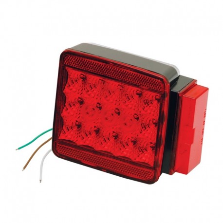 Wesbar LED Right Roadside Submersible Taillight - Over 80" - Stop/Turn