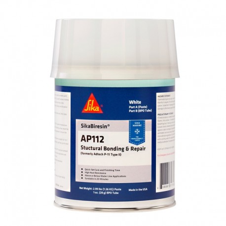 Sika SikaBiresin AP112 + BPO Cream Hardener - White - Quart
