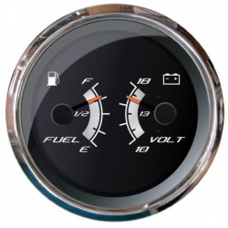 Faria Platinum 4" Multi-Function - Fuel Level & Voltmeter