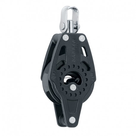 Harken 40mm Carbo Single Ratchet Block w/Swivel & Becket