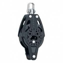 Harken 57mm Carbo Single Ratchet Block w/Swivel & Becket