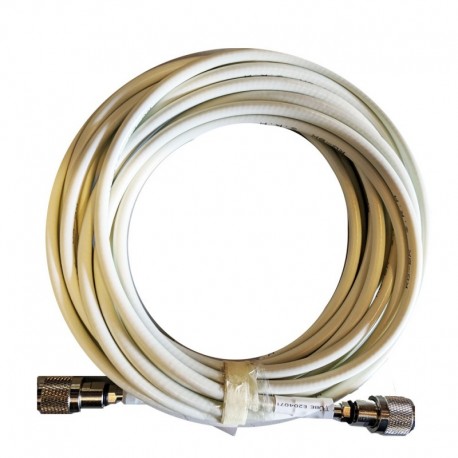 Shakespeare 20' Cable Kit f/Phase III VHF/AIS Antennas - 2 Screw On PL259S & RG-8X Cable w/FME Mini Ends Included